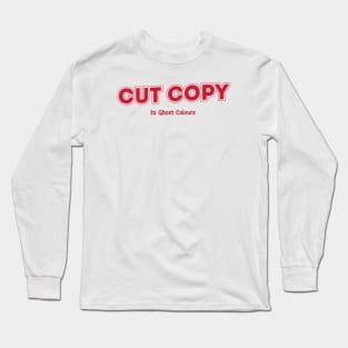 Cut Copy, In Ghost Colours Long Sleeve T-Shirt